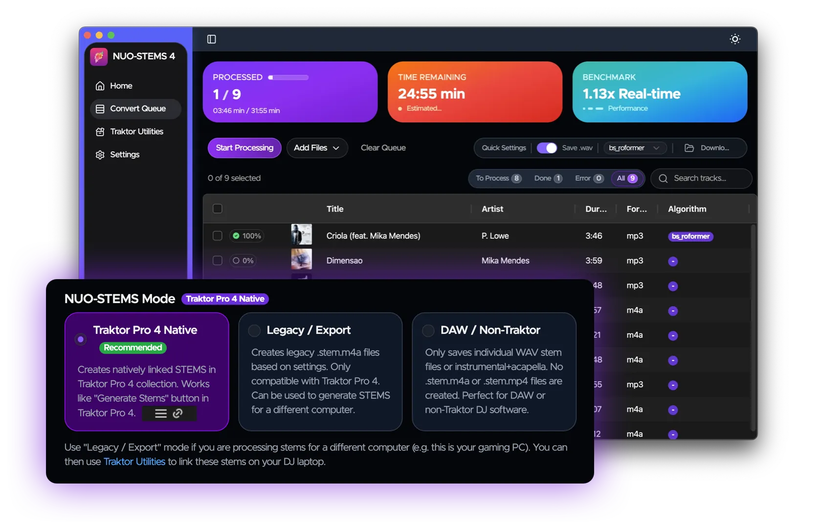 Three Modes for Different Workflows